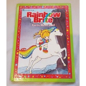 Rare 1984 Hallmark Cards Inc Rainbow Brite Gets Rescued Vintage Hardcover Book